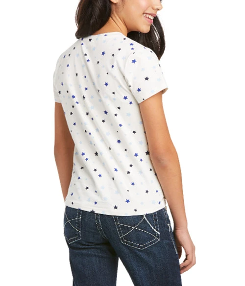 Ariat Girls Bespangled Tee 2 Ariat Girls Bespangled Tee - Image 2
