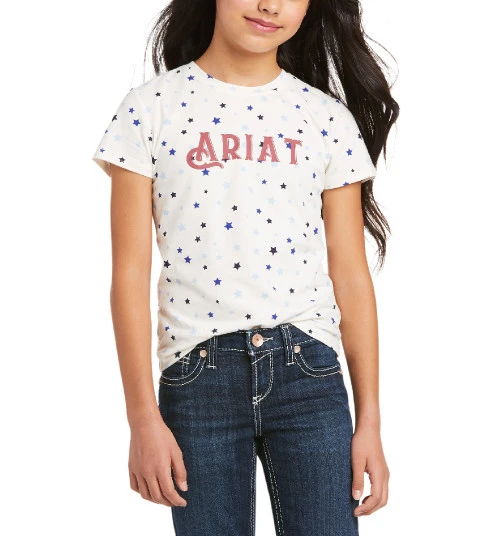 Ariat Girls Bespangled Tee 3 Ariat Girls Bespangled Tee - Image 3