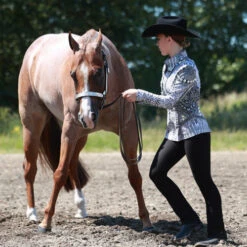 Girls Irideon Circuit Show Pant -Best Equestrian Store kids circuit show pant action 30 3431 BK irideon 52087.1688775317