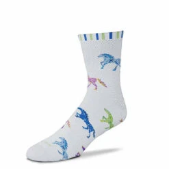 Kids Horse Prints Crew Socks -Best Equestrian Store kids gala horse socks 70101C gt reid 46352.1630874094