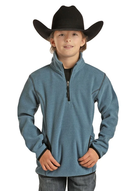 Powder River Kids Fleece Pullover 2 Powder River Kids Fleece Pullover - Image 2
