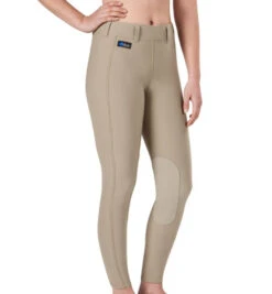 Irideon Kids Issential Riding Tights -Best Equestrian Store kids issential tight kp tan 30 3100 GH irideon 80325.1655837066