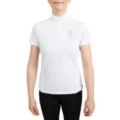Irideon Kids Luna CoolStretch Shirt Short Sleeve 13 Irideon Kids Luna CoolStretch Shirt Short Sleeve -Best Equestrian Store kids luna cool stretch ss white front 30 7008 WH toklat 24702.1655840105