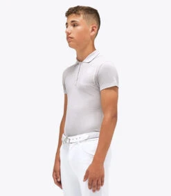 Kids Cavalleria Toscana Raceway Training Polo 9 Kids Cavalleria Toscana Raceway Training Polo -Best Equestrian Store kids raceway training ss grey side POO081 CO046 8000 CT 85519.1659801731