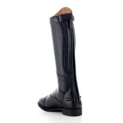 Kids Horze Rover Tall Boot -Best Equestrian Store kids rover tall boot back black instep back horze 58342.1669683485