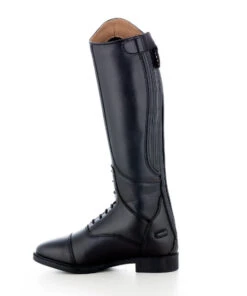 Kids Horze Rover Tall Boot -Best Equestrian Store kids rover tall boot back black instep side horze 78339.1669683491