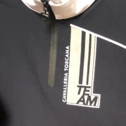 Kids Cavalleria Toscana Team Daytona Polo Short Sleeve -Best Equestrian Store kids team daytona polo ss navy front detail POA080 JE152 7901 cavalleria toscana 69719.1661569059