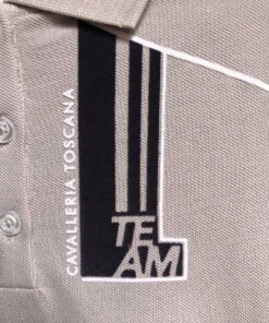 Kids Cavalleria Toscana Team Raceway Polo -Best Equestrian Store kids team raceway polo grey logo POA081 CT 02420.1660264626