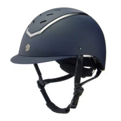 Charles Owen Kylo EQx Helmet -Best Equestrian Store kylo egx helmet matte navy 3 4 CO 27213.1687277418