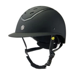 Charles Owen Kylo EQx Wide Peak MIPS 11 Charles Owen Kylo EQx Wide Peak MIPS -Best Equestrian Store kylo eqx helmet wide black MIPS side CO 58292.1687284940