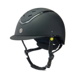 Charles Owen Kylo EQx Helmet MIPS -Best Equestrian Store kylo eqx matte MIPS black side CO 64991.1687284299