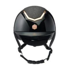 Charles Owen Kylo EQx Helmet Sparkly -Best Equestrian Store kylo eqx sparkly standard black front CO 26885.1687281471