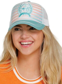 Cinch Ladies Trucker Caps -Best Equestrian Store lds cinch trucker cap turquoise MHC7874030 miller 83275.1656012975