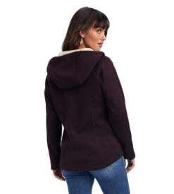 Ariat McCall Full Zip Sweater -Best Equestrian Store mccall full zip sweater mulberry back 10041805 ariat 72291.1661629458