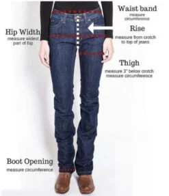 Kimes Ranch Betty 17 Jean -Best Equestrian Store measuring guide kimes ranch 01392.1686012437