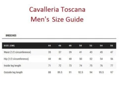 Men's Cavalleria Toscana Logo Tape Breeches Grip Knee -Best Equestrian Store men size guide cavalleria toscana 54603.1657138040