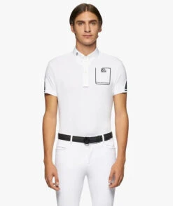 Men's Cavalleria Toscana Team Daytona Polo 7 Men's Cavalleria Toscana Team Daytona Polo -Best Equestrian Store men team daytona polo ss white front POU296 PA060 001 cavalleria toscana 51464.1661553975