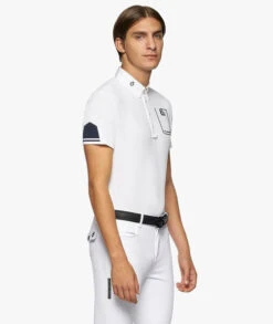 Men's Cavalleria Toscana Team Daytona Polo 6 Men's Cavalleria Toscana Team Daytona Polo -Best Equestrian Store men team daytona polo ss white side POU296 PA060 001 ct 40473.1661553972