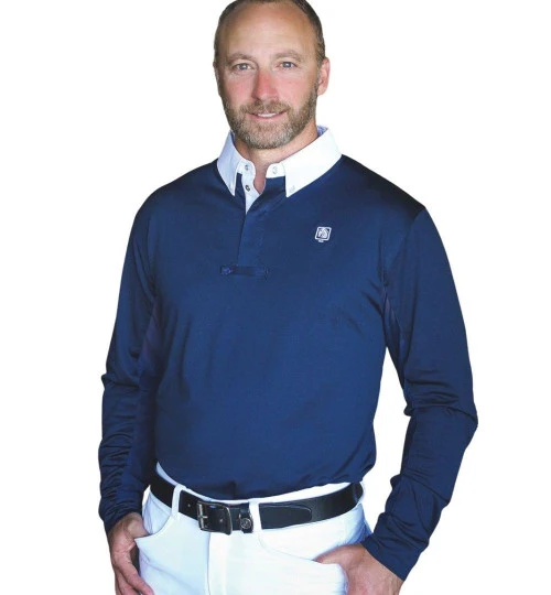 Men's Romfh Long Sleeve Show Polo 1 Men's Romfh Long Sleeve Show Polo