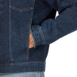 Men's Wrangler Corduroy Yoke Denim Jacket