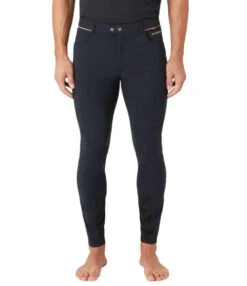 Men's B Vertigo Damien Breeches Knee Patch -Best Equestrian Store mens damien kp anth.gry front 36725 b vertigo 25155.1678926327