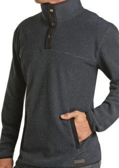 Men's Powder River Diamond Fleece Pullover