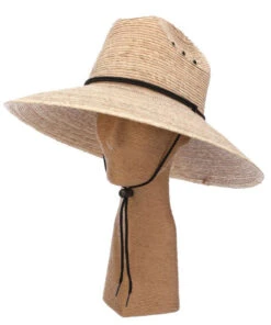 Men's Dorfman Overcast Lifeguard Hat -Best Equestrian Store mens overcast palm hat natural form MS461OS NATURAL dorfman 34259.1691271592