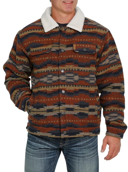 Men's Cinch Print Trucker Jacket 3 Men's Cinch Print Trucker Jacket - Image 3