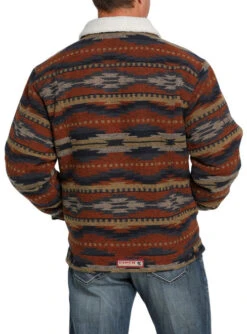 Men's Cinch Print Trucker Jacket 7 Men's Cinch Print Trucker Jacket -Best Equestrian Store mens printed trucker jacket multi side MWJ1511006 miller1 66344.1670106337
