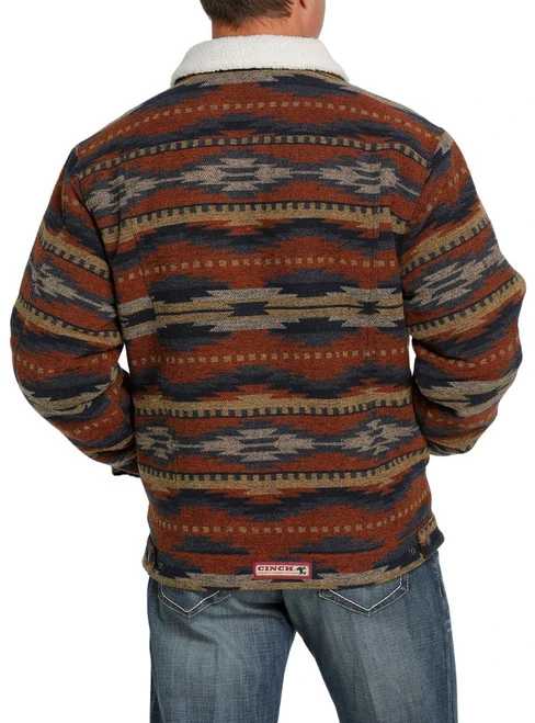 Men's Cinch Print Trucker Jacket 4 Men's Cinch Print Trucker Jacket - Image 4
