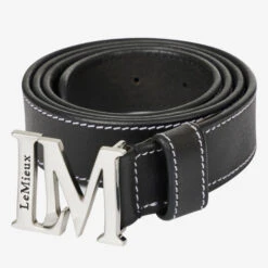 LeMieux Monogram Belt -Best Equestrian Store monogram belt black IT03144002 lemieux 02217.1679788653