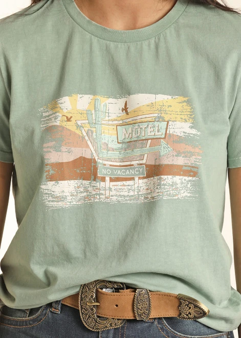 Rock & Roll Vintage Motel Sign Tee 1 Rock & Roll Vintage Motel Sign Tee