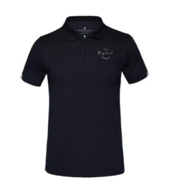 Men's Kingsland Nico Polo Short Sleeve -Best Equestrian Store nico polo navy front 220 PT 206 020 kingsland 90589.1643487159