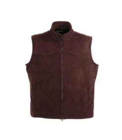 Outback Trading Oregon Vest -Best Equestrian Store oregon vest brown front outback 15788.1668824418