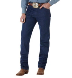 Men's Wrangler Cowboy Cut Original Fit Jeans -Best Equestrian Store original fit cowboy cut indigo front 13MWZPW wrangler 33861.1658437450