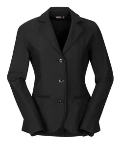 Kerrits Petite Affinity Aero Show Coat -Best Equestrian Store petite aero affinity show coat black front 40420P kerritw 30746.1690923493