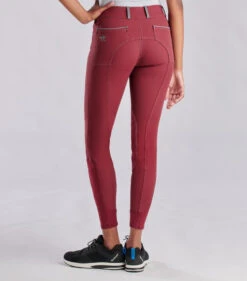 Piper Evolution Breeches Knee Patch -Best Equestrian Store piper evolution kp merlot back 33063 smartpak 41145.1665607515