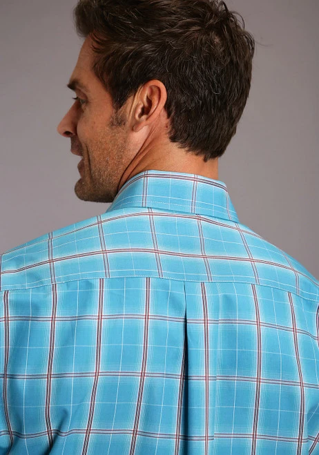 Stetson Plaid Ombre Shirt 1 Stetson Plaid Ombre Shirt