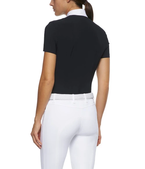 Cavalleria Toscana Pleated Shirt Short Sleeve 2 Cavalleria Toscana Pleated Shirt Short Sleeve - Image 2