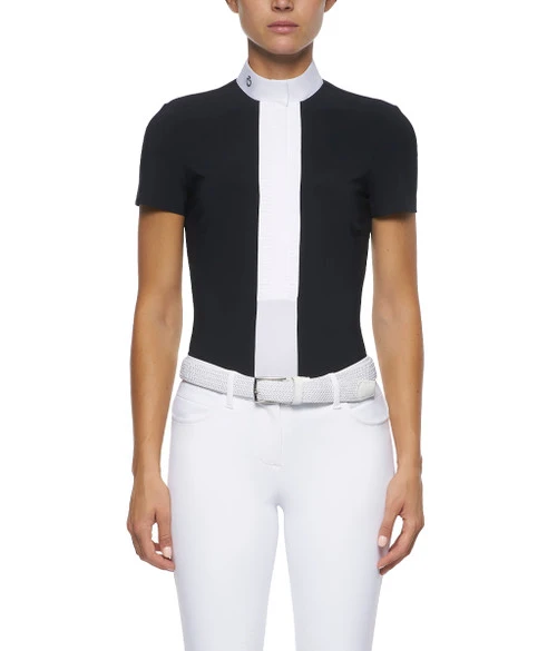 Cavalleria Toscana Pleated Shirt Short Sleeve 1 Cavalleria Toscana Pleated Shirt Short Sleeve