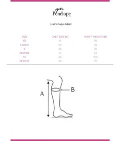 PÉNÉLOPE Pénélope Prisca Half Chaps -Best Equestrian Store prisca half chaps size 31209.1691198761