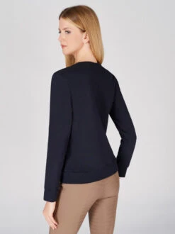 Vestrum Procida Horse Sweatshirt 5 Vestrum Procida Horse Sweatshirt -Best Equestrian Store procida horse sweater navy back W6722 65038 00079 vestrum 40044.1681613481