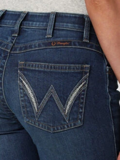 Wrangler Q-Baby Mid-Rise Shirley Jean -Best Equestrian Store q baby mid rise shirley darkwash pocket detail 112336744 wrangler 11573.1689700753