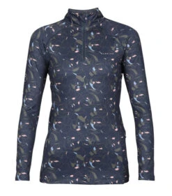 Aubrion Revive Sun Shirt Long Sleeve -Best Equestrian Store revive sun shirt LS peony 8945 aubrion 10934.1683923282