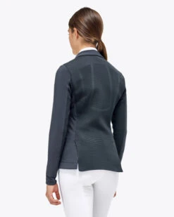 Cavalleria Toscana REVO Lite Tech Zip Jacket -Best Equestrian Store revo lite tech zip blue grey back GGD037 JC019 8B00 cavalleria toscana 52124.1659742564