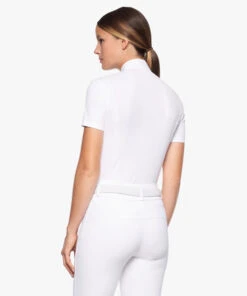 Cavalleria Toscana REVO Premier Polo Short Sleeve 8 Cavalleria Toscana REVO Premier Polo Short Sleeve -Best Equestrian Store revo premier polo ss white back POD298 JC033 0001 CT 99947.1659744775