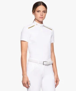 Cavalleria Toscana REVO Premier Polo Short Sleeve 11 Cavalleria Toscana REVO Premier Polo Short Sleeve -Best Equestrian Store revo premier polo ss white side POD298 JC033 0001 CT 32260.1659744790