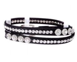 Kamberley Rhinestone Studded Skinny Belt