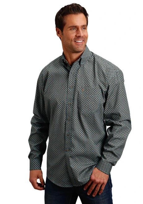 Stetson Ring Geo Print Shirt 3 Stetson Ring Geo Print Shirt - Image 3