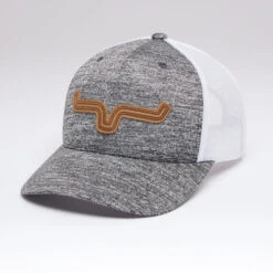 Kimes Ranch Roped LP Trucker Hat -Best Equestrian Store roped lp trucker hat grey hero 842606179175 kimes 24104.1684194329